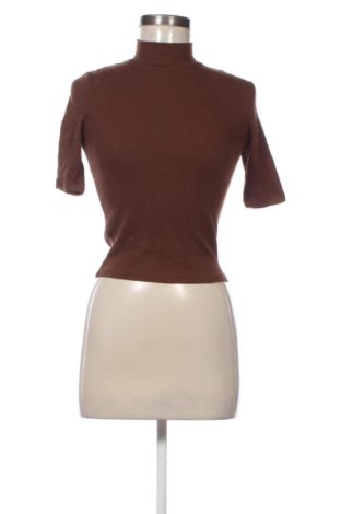 Damen T-Shirt Zara, Größe XXS, Farbe Braun, Preis 8,99 €, #136849284