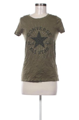 Дамска тениска Converse, Размер S, Цвят Зелен, Цена 8,18 €, #136815013