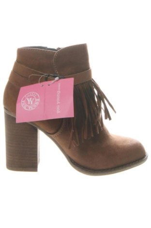 Botine de damă You Young Coveri, Mărime 36, Culoare Bej, Preț 80,99 Lei, #136803750