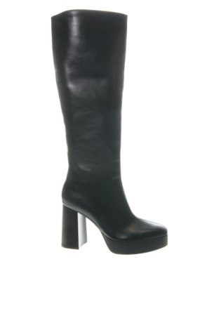 Дамски ботуши Stradivarius, Размер 39, Цвят Черен, Цена 34,36 €, #136843824