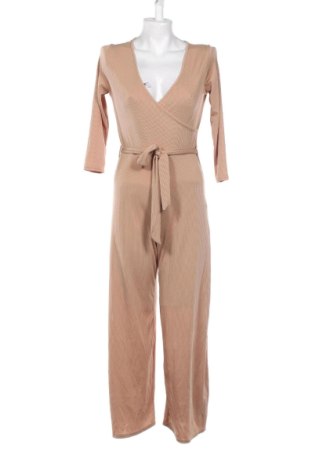 Langer Damen-Overall New Look, Größe M, Farbe Beige, Preis 8,99 €, #136793234
