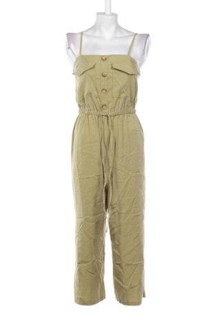 Salopetă lungă de damă Bershka, Mărime S, Culoare Verde, Preț 80,99 Lei, #136839405
