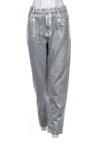 Damskie jeansy Unbranded, Rozmiar L, Kolor Srebrzysty, Cena 42,99 zł, #136724213