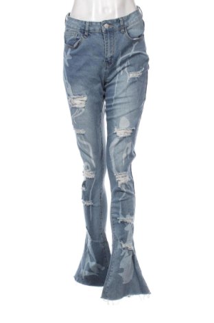 Damskie jeansy SHEIN, Rozmiar M, Kolor Niebieski, Cena 71,99 zł, #136742061