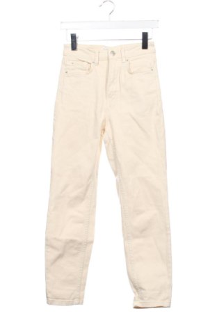 Damskie jeansy Stradivarius, Rozmiar XS, Kolor Beżowy, Cena 85,74 zł, #136743448