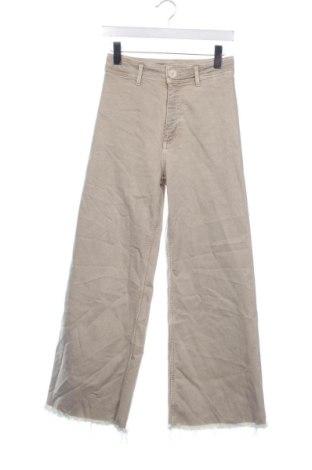 Blugi de femei Zara, Mărime XS, Culoare Bej, Preț 61,99 Lei, #136745259