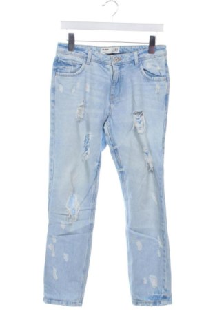 Damskie jeansy Zara, Rozmiar S, Kolor Niebieski, Cena 72,99 zł, #136753017