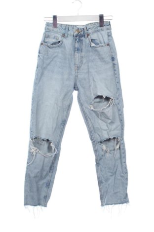 Blugi de femei Zara, Mărime XS, Culoare Albastru, Preț 67,99 Lei, #136763684