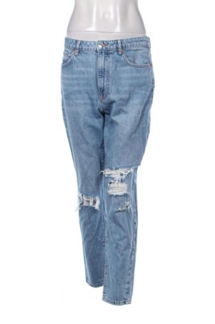 Damskie jeansy Perfect Jeans By Gina Tricot, Rozmiar L, Kolor Niebieski, Cena 176,83 zł, #136764966