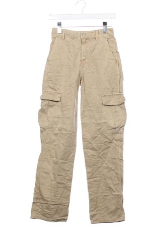 Дамски дънки Pull&Bear, Размер XS, Цвят Бежов, Цена 16,87 €, #136772799