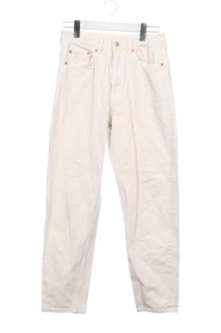 Damskie jeansy Weekday, Rozmiar S, Kolor ecru, Cena 84,99 zł, #136775435