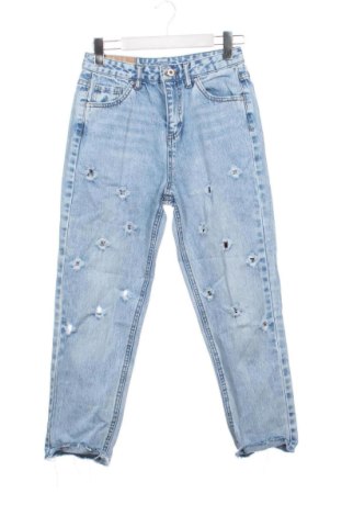 Дамски дънки Pull&Bear, Размер XS, Цвят Син, Цена 16,87 €, #136777107