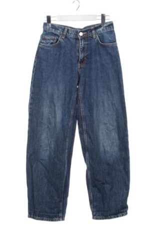 Damskie jeansy Zara, Rozmiar S, Kolor Niebieski, Cena 69,66 zł, #136783597
