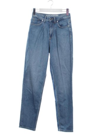 Damskie jeansy Clockhouse, Rozmiar XS, Kolor Niebieski, Cena 42,14 zł, #136796801