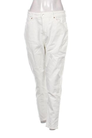 Damskie jeansy H&M, Rozmiar L, Kolor Biały, Cena 49,99 zł, #136806838