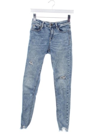 Damskie jeansy Stradivarius, Rozmiar XS, Kolor Niebieski, Cena 64,30 zł, #136823150