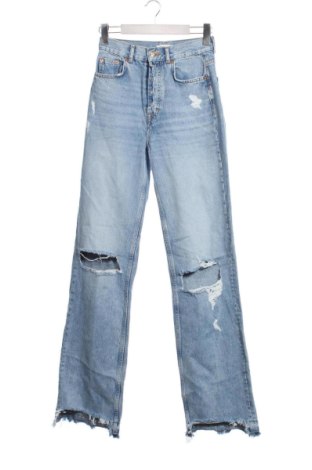Dámske džínsy  Pull&Bear, Veľkosť XS, Farba Modrá, Cena  8,95 €, #136825023