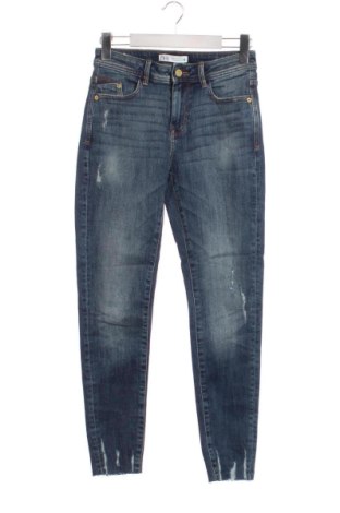 Damskie jeansy Zara, Rozmiar XS, Kolor Niebieski, Cena 76,99 zł, #136826782
