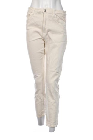Blugi de femei Stradivarius, Mărime M, Culoare Ecru, Preț 86,99 Lei, #136832471