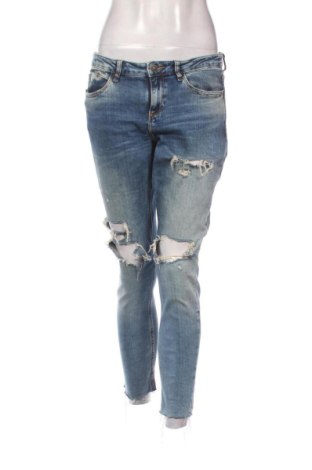 Damskie jeansy Zara, Rozmiar L, Kolor Niebieski, Cena 60,99 zł, #136835229