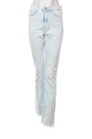 Blugi de femei Zara, Mărime S, Culoare Albastru, Preț 189,59 Lei, #136847600
