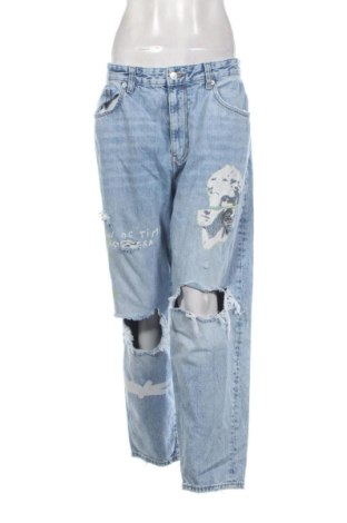 Damskie jeansy Bershka, Rozmiar XL, Kolor Kolorowy, Cena 78,99 zł, #136693548
