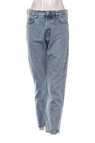 Damskie jeansy Barrel, Rozmiar M, Kolor Niebieski, Cena 96,99 zł, #136746201