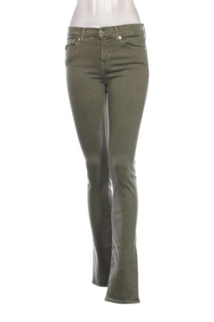 Дамски дънки 7 For All Mankind, Размер S, Цвят Зелен, Цена 11,75 €, #136774388