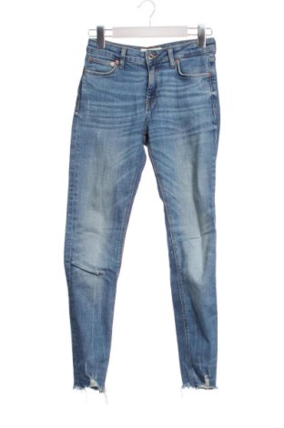 Damskie jeansy Zara, Rozmiar XS, Kolor Niebieski, Cena 85,99 zł, #136783180