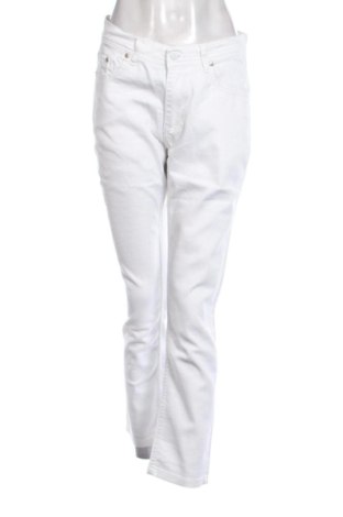Blugi de femei Denny's, Mărime L, Culoare Alb, Preț 83,41 Lei, #136850807