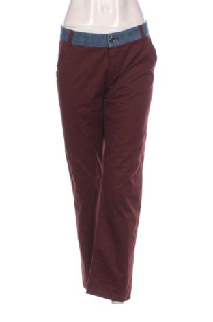 Pantaloni de velvet de femei Oxygene, Mărime XL, Culoare Roșu, Preț 50,99 Lei, #136726996