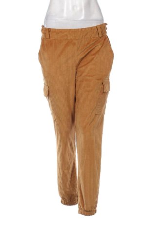 Pantaloni de velvet de femei Unbranded, Mărime M, Culoare Bej, Preț 28,99 Lei, #136792871