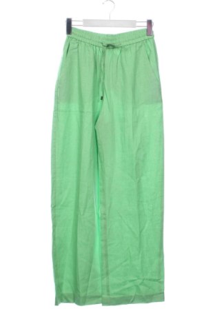 Damskie spodnie Zara, Rozmiar XS, Kolor Zielony, Cena 125,40 zł, #136817996