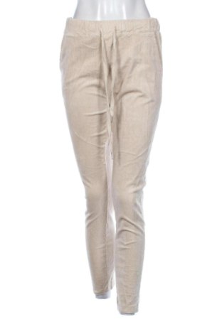 Pantaloni de velvet de femei Unbranded, Mărime L, Culoare Bej, Preț 27,99 Lei, #136769958