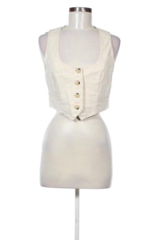 Vestă de femei Stradivarius, Mărime M, Culoare Ecru, Preț 54,99 Lei, #136750941