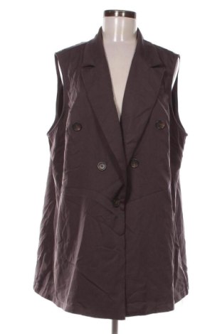 Vestă de femei SHEIN, Mărime 4XL, Culoare Maro, Preț 90,99 Lei, #136875966