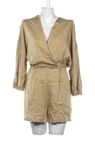 Salopetă scurtă de damă Unbranded, Mărime L, Culoare Bej, Preț 87,99 Lei, #136771356