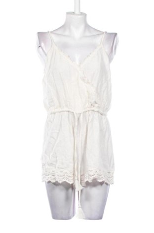 Women's short jumpsuit Mango, Μέγεθος M, Χρώμα Εκρού, Τιμή 14,99 €, #136786156