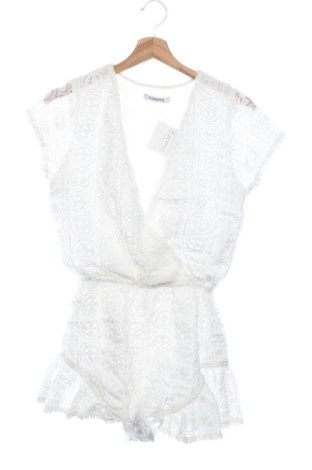 Kurzer Damenoverall Glamorous, Größe XS, Farbe Weiß, Preis 14,00 €, #136803205