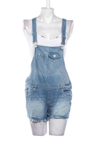 Salopetă scurtă de damă Bershka, Mărime M, Culoare Albastru, Preț 48,99 Lei, #136839298