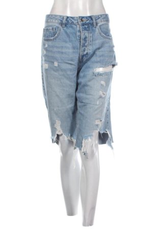 Pantaloni scurți de femei Stradivarius, Mărime XL, Culoare Albastru, Preț 45,99 Lei, #136787227