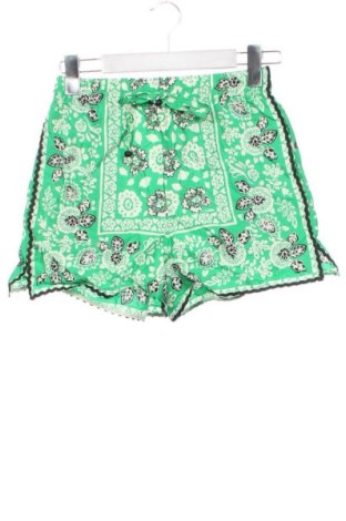 Pantaloni scurți de femei Zara, Mărime XXS, Culoare Verde, Preț 54,99 Lei, #136792196