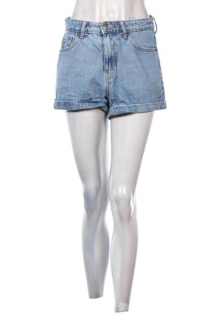 Pantaloni scurți de femei Bershka, Mărime S, Culoare Albastru, Preț 48,00 Lei, #136802399
