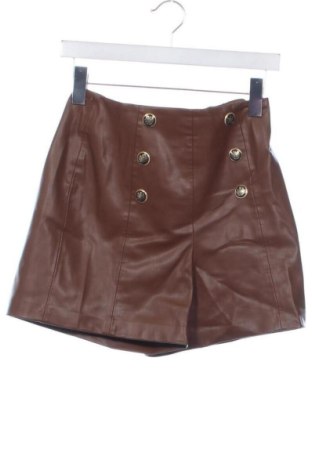 Дамски къс панталон Zara, Размер XS, Цвят Кафяв, Цена 10,22 €, #136813572