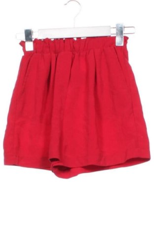 Дамски къс панталон Bershka, Размер XXS, Цвят Червен, Цена 9,00 €, #136833166