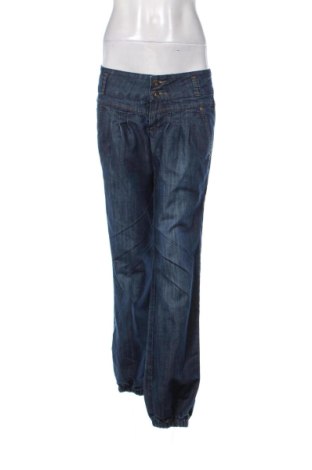 Pantaloni de femei Okay, Mărime L, Culoare Albastru, Preț 42,99 Lei, #136712289