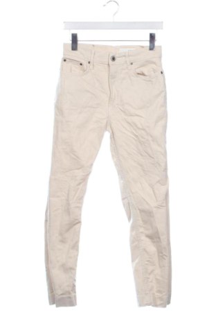 Damskie spodnie Zara, Rozmiar S, Kolor ecru, Cena 72,00 zł, #136756416