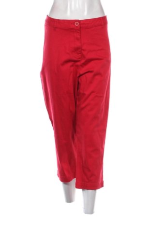 Pantaloni de femei Bonmarche, Mărime 5XL, Culoare Roșu, Preț 73,99 Lei, #136757059