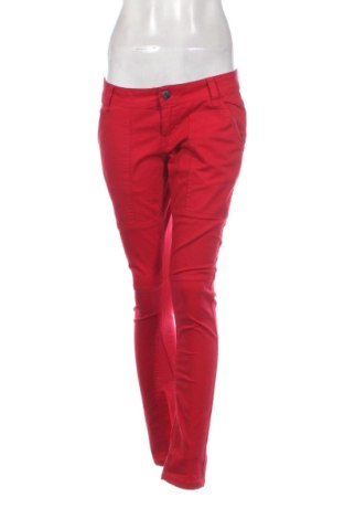Pantaloni de femei Bershka, Mărime L, Culoare Roșu, Preț 78,20 Lei, #136768534