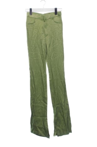 Pantaloni de femei Zara, Mărime XXS, Culoare Verde, Preț 182,46 Lei, #136770742